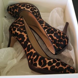 Coach giovanna leopard pumps